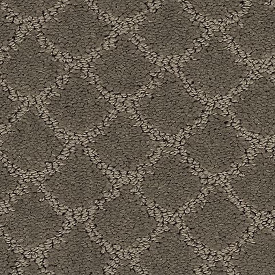 Pattern Heavy Metal Brown Carpet