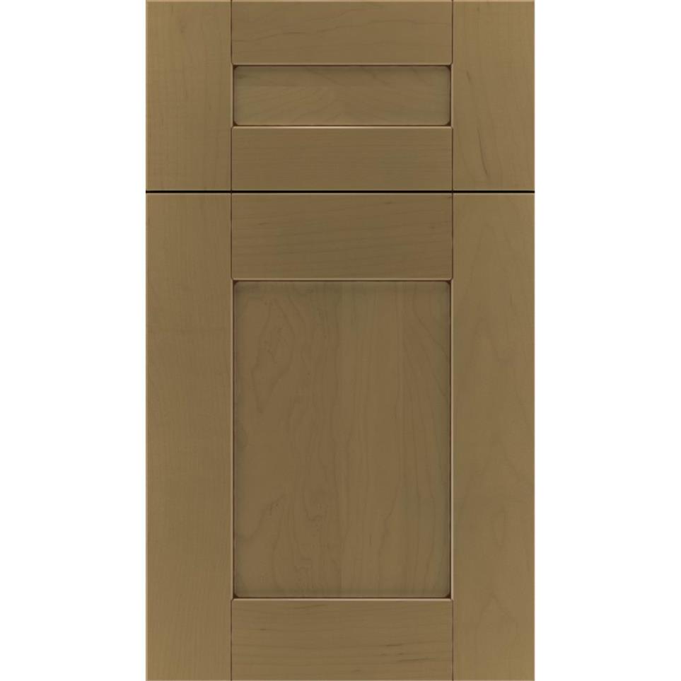 Square Frappe Mocha Glaze Glaze - Stain Square Cabinets