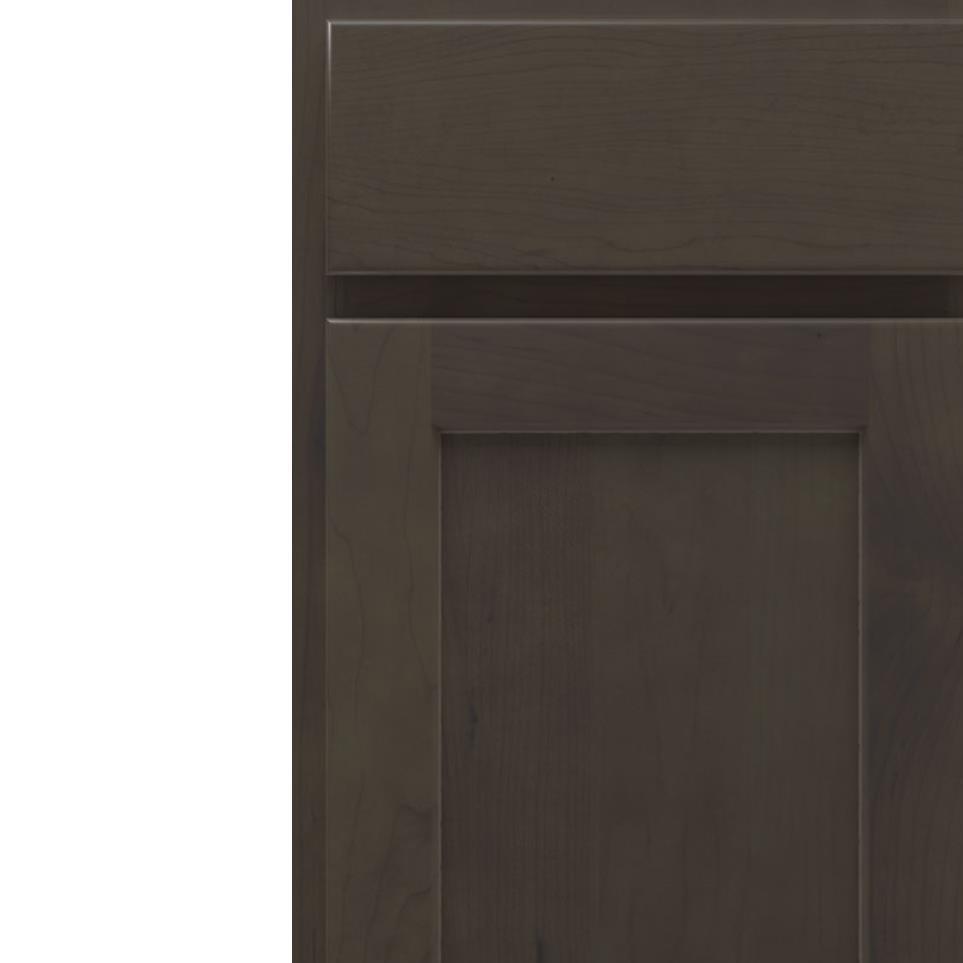 Square Derby Rye Dark Finish Square Cabinets