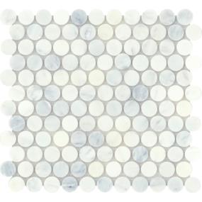 Mosaic Winter Frost White Tile