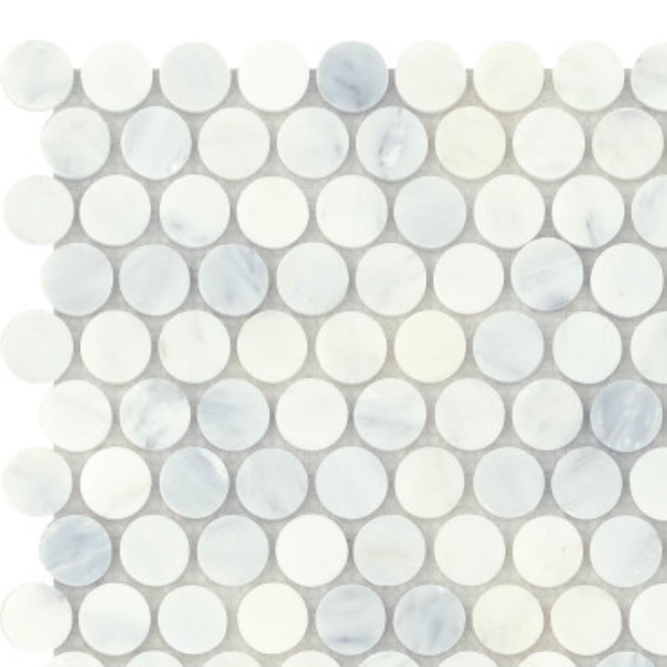 Mosaic Winter Frost White Tile