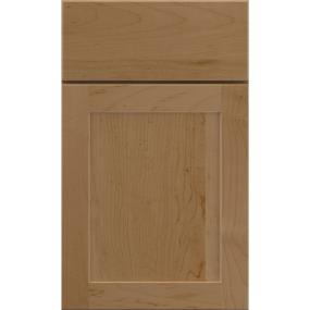 Square Quill Light Finish Square Cabinets