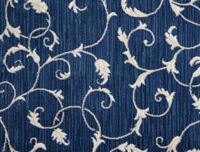 Pattern Ocean Blue Carpet