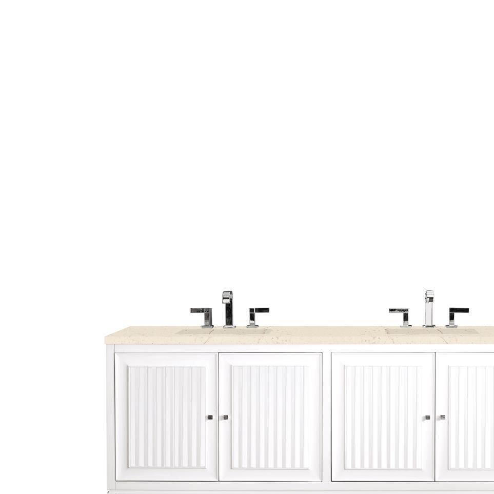 Base with Sink Top Glossy White White Vanities