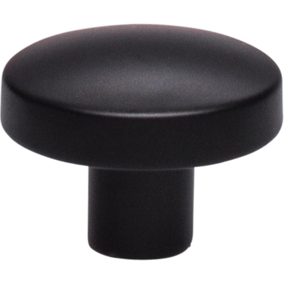 Knob Flat Black Black Knobs