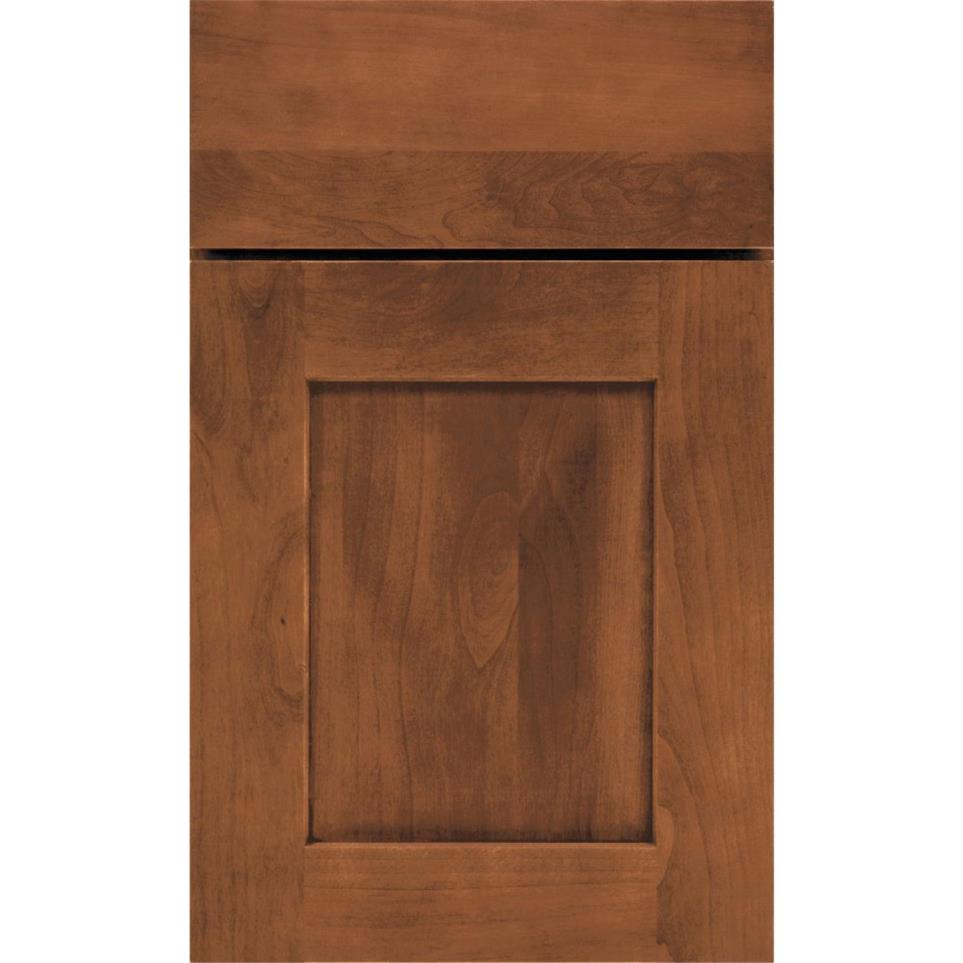 Square Coffee Medium Finish Square Cabinets