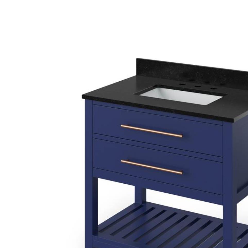 Base with Sink Top Hale Blue Blue / Purple Vanities