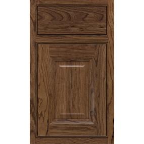 Square Beaded Mink Medium Finish Square Cabinets