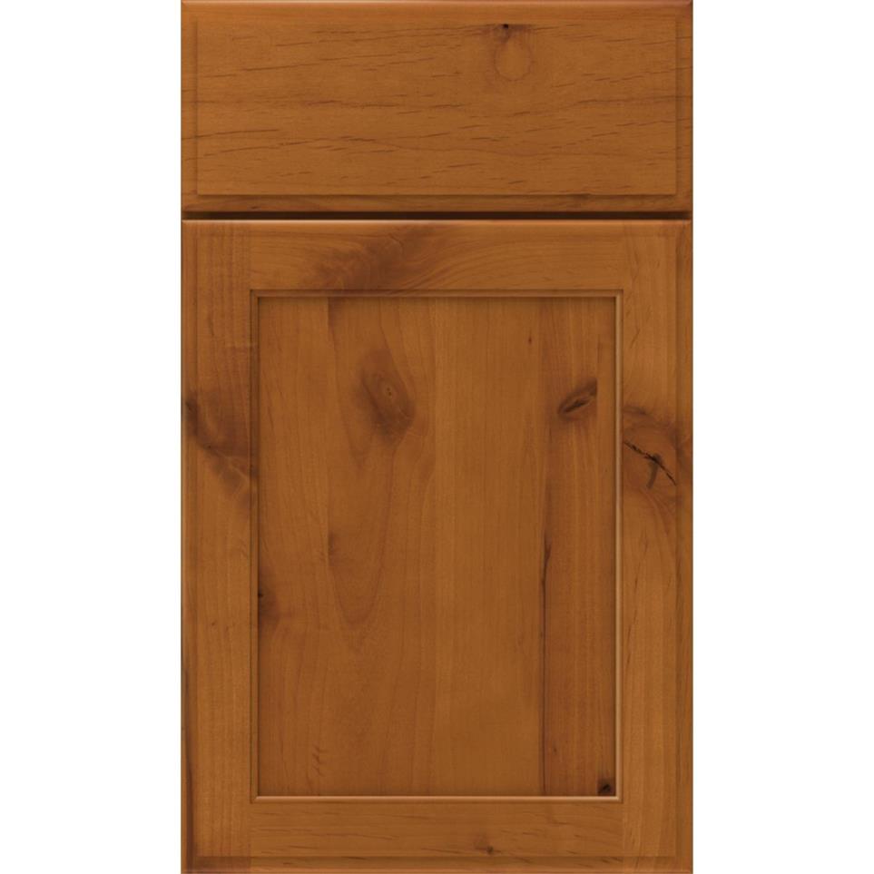 Square Cattail Medium Finish Square Cabinets