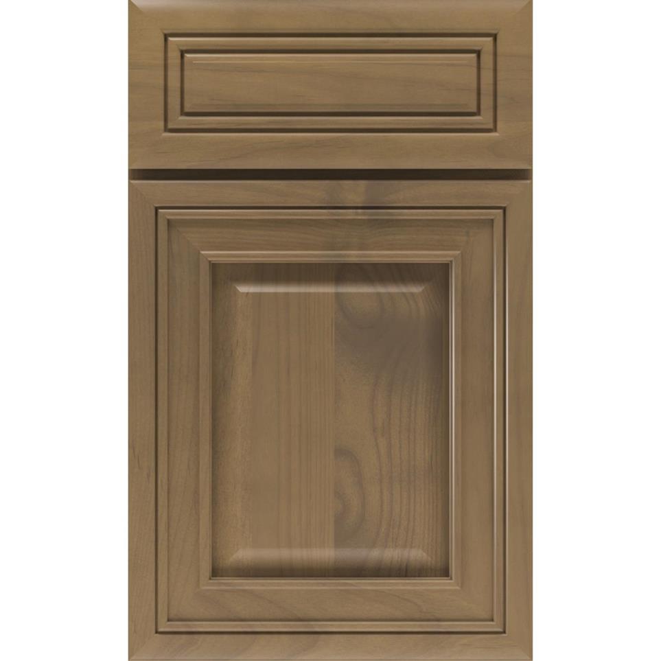 Square Buckskin Medium Finish Square Cabinets