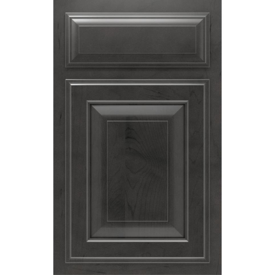 Square Storm Dark Finish Square Cabinets