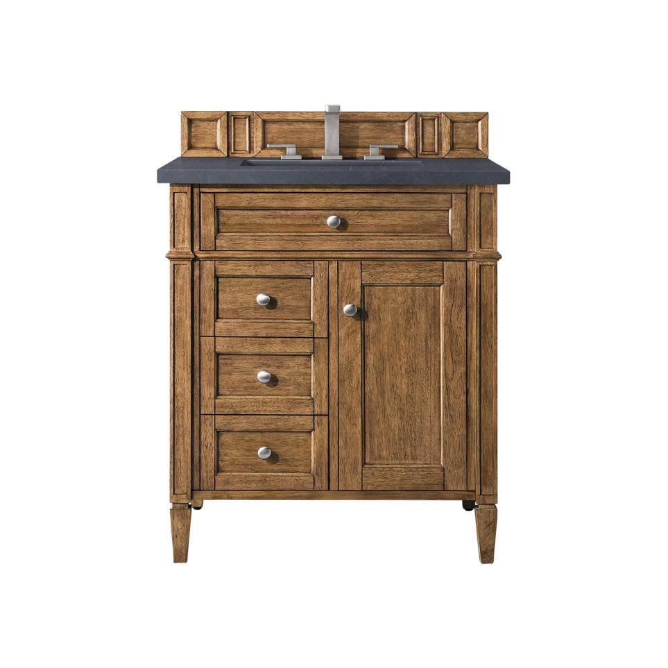 Base with Sink Top Saddle Brown Medium Finish Vanities