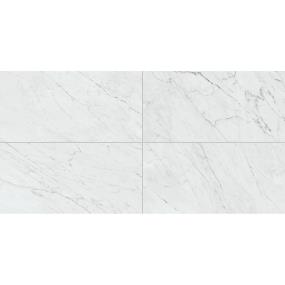 Tile Diamond Carrara Polished White Tile