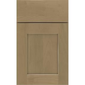 Square Buckskin Medium Finish Square Cabinets