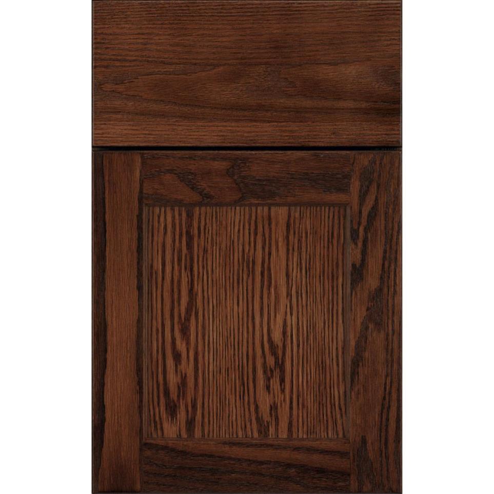 Square Chestnut Dark Finish Square Cabinets
