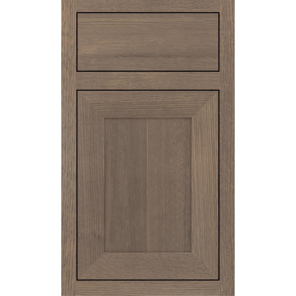 Square Cliff Medium Finish Square Cabinets