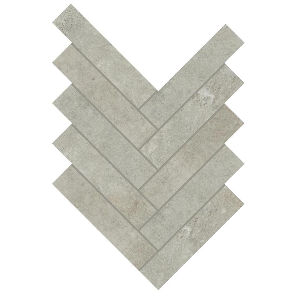 Mosaic Light Grey Matte Gray Tile