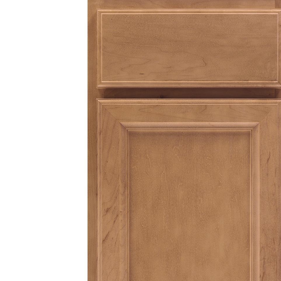 Square Sahara Light Finish Square Cabinets