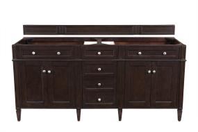 Base with Sink Top Burnished Mahogany Dark Finish Vanities