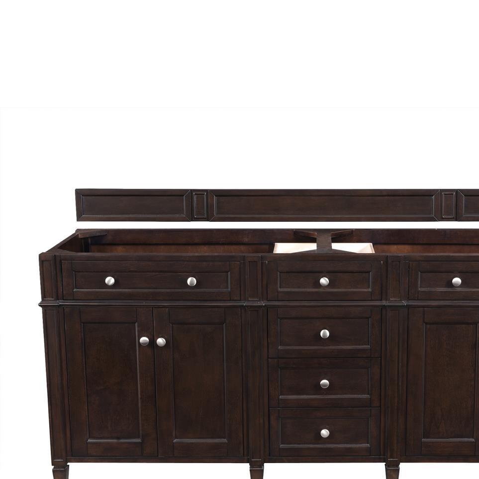 Base with Sink Top Burnished Mahogany Dark Finish Vanities