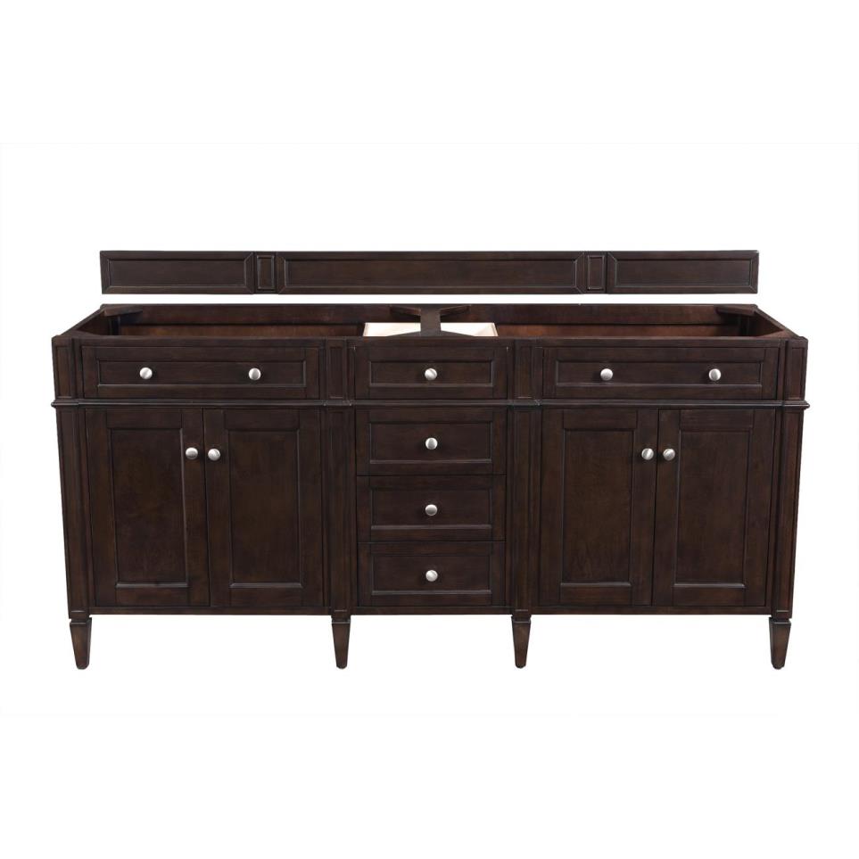 Base with Sink Top Burnished Mahogany Dark Finish Vanities