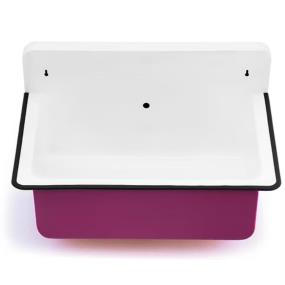 Bath Satin White With Pink  Bathroom Sinks