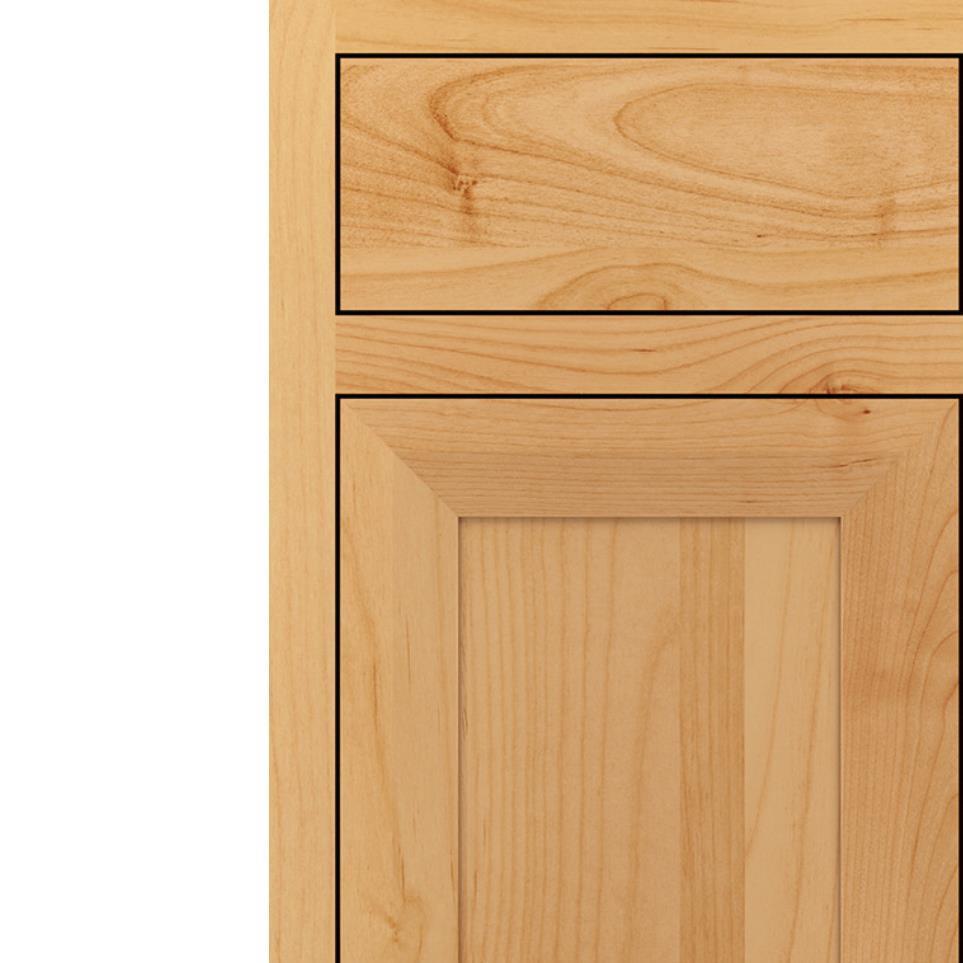 Inset Natural Light Finish Inset Cabinets