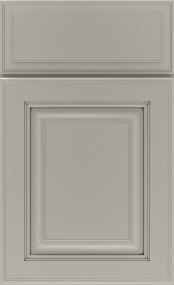 Raised Cloud Grey Stone Paint - Grey Raised Cabinets