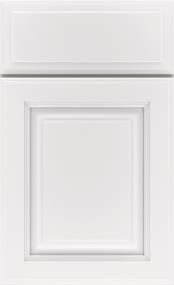 Raised White Paint - White Cabinets