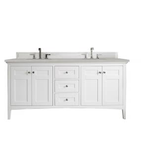 Base with Sink Top Bright White White Vanities