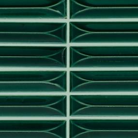 Mosaic Jade Glossy Green Tile