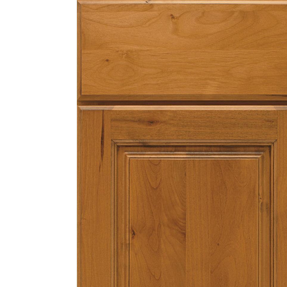 Square Palomino Medium Finish Square Cabinets