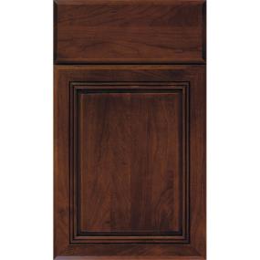 Square Marsala Amaretto Creme Dark Finish Square Cabinets