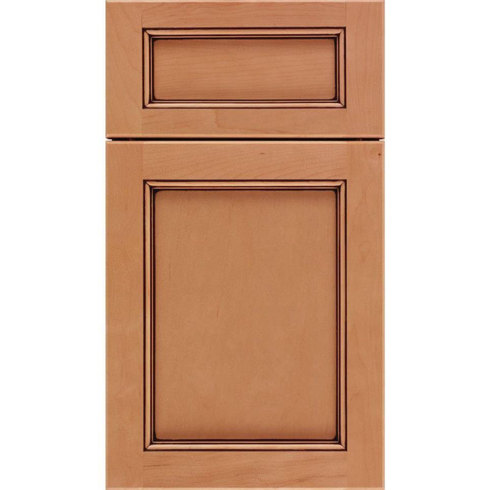 5 Piece Ginger Mocha Glaze Glaze - Stain 5 Piece Cabinets