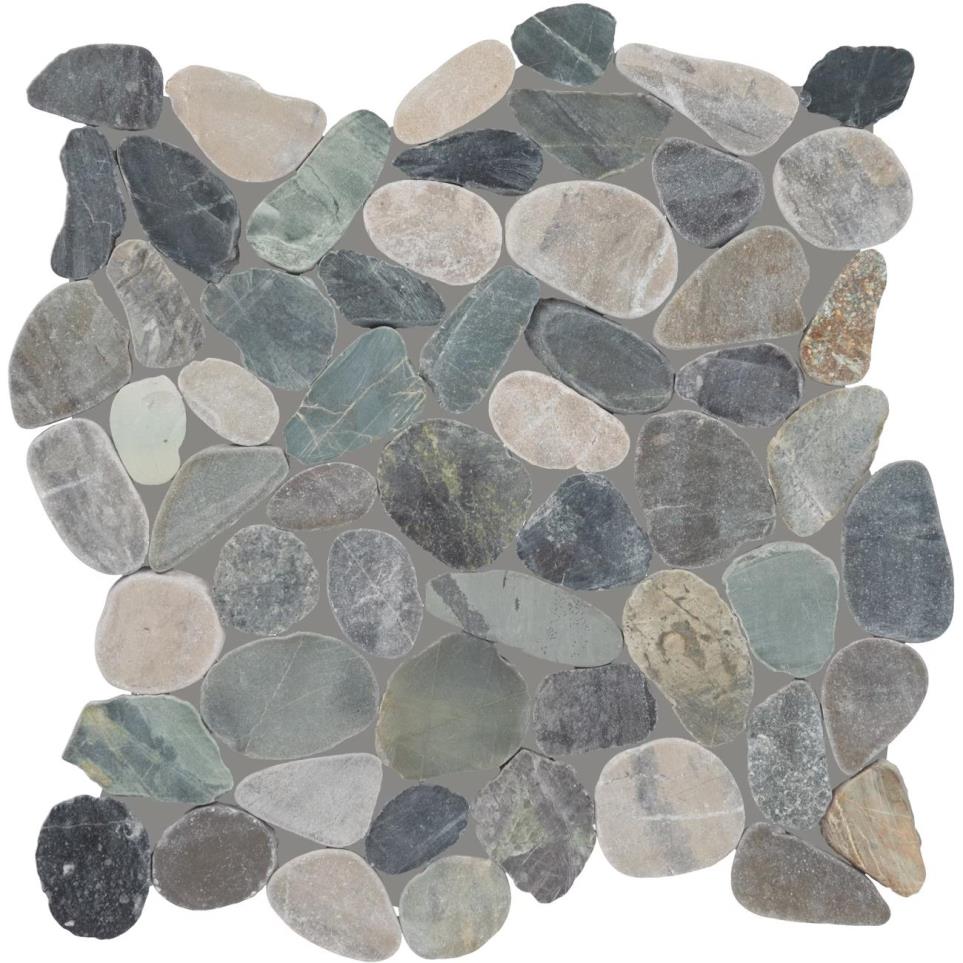 Mosaic Coastal Tumbled Gray Tile