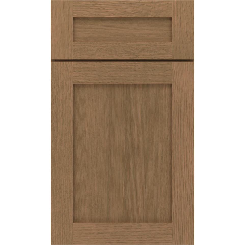 Square Gunny Medium Finish Square Cabinets