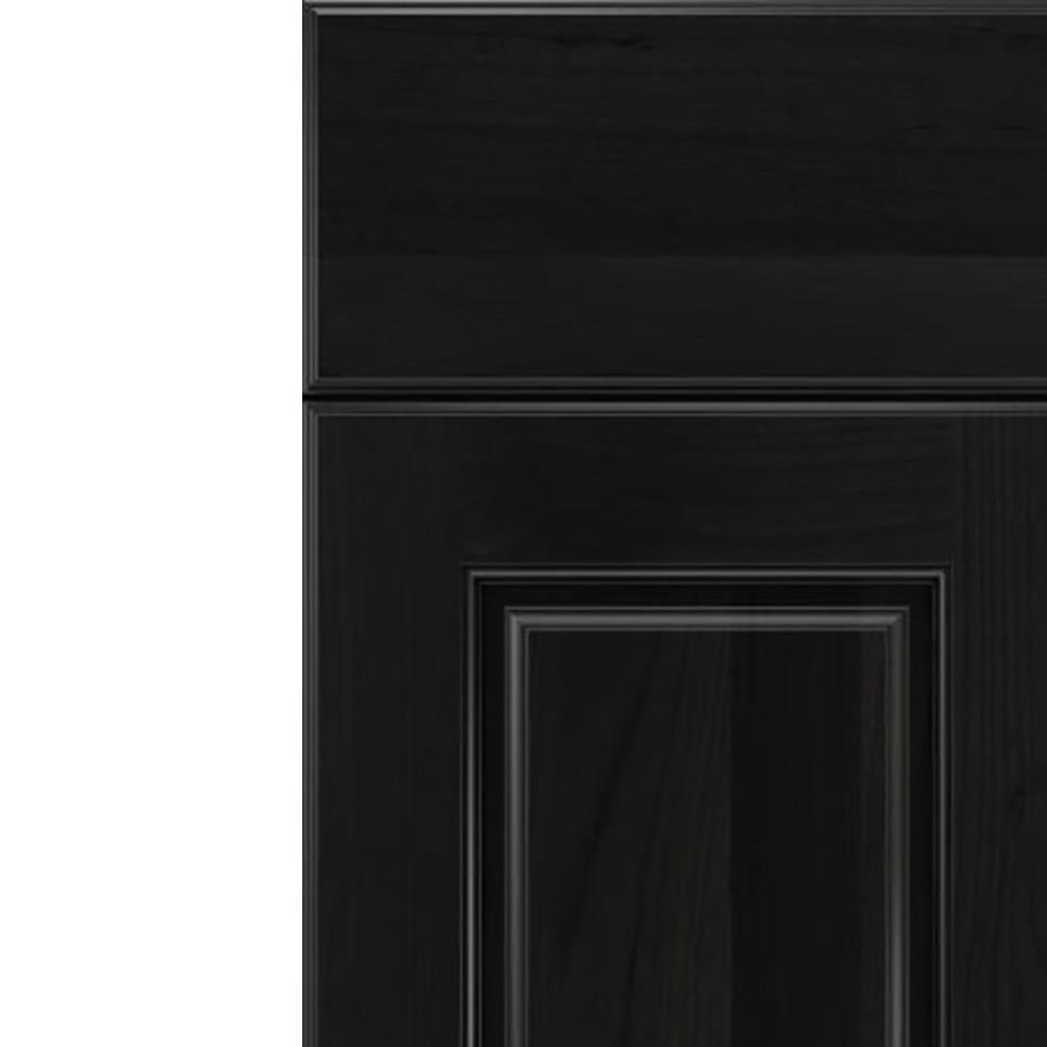 Square Charcoal Dark Finish Square Cabinets