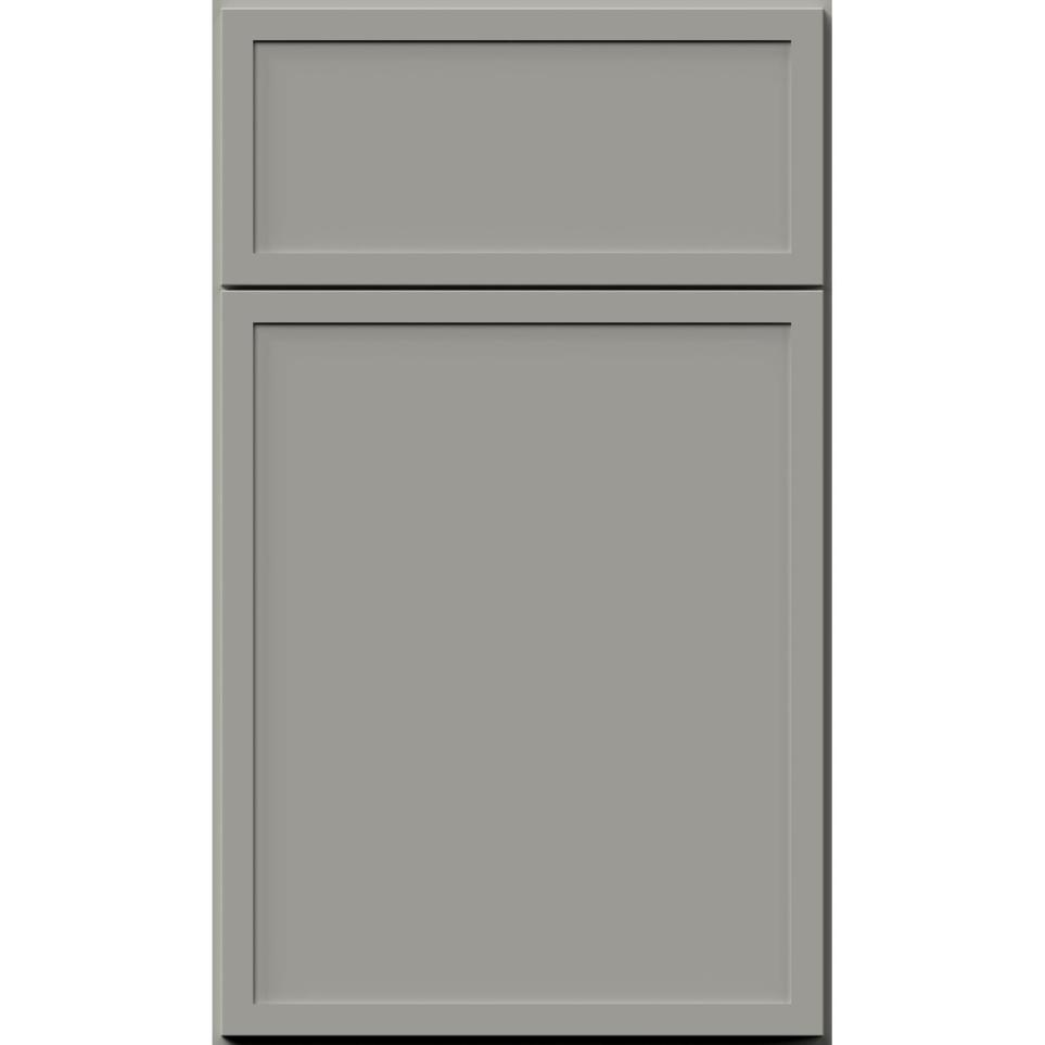 Square Nickel                         Paint - Grey Square Cabinets