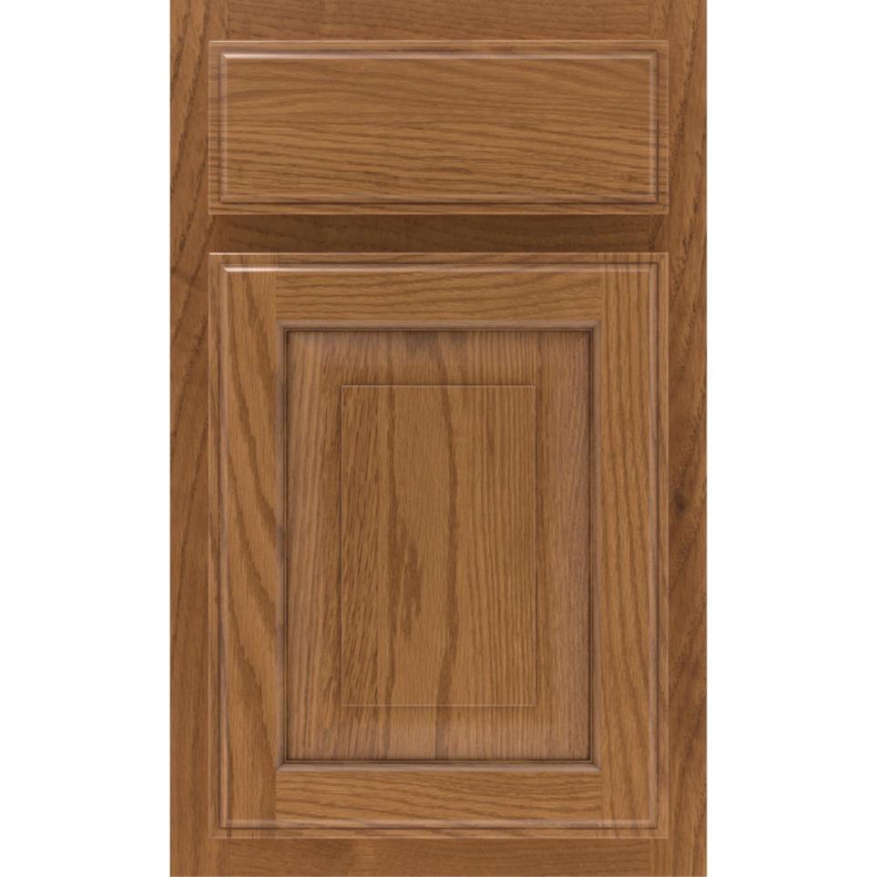 Square Palomino Medium Finish Square Cabinets