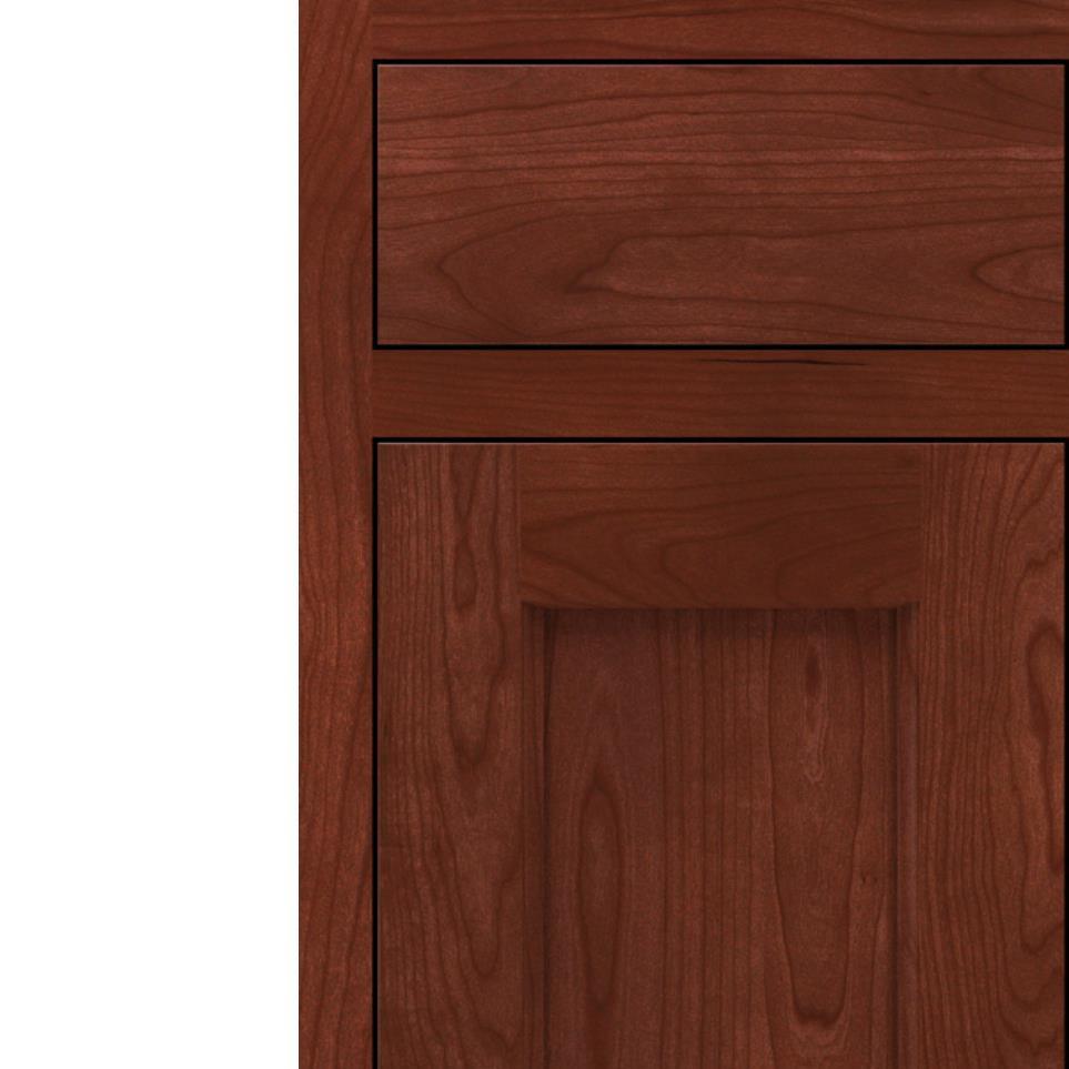 Inset Marsala Dark Finish Inset Cabinets