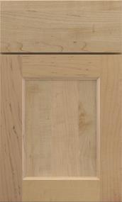 Square Churro Light Finish Square Cabinets