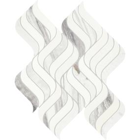 Mosaic Volakas Blend Polished White Tile