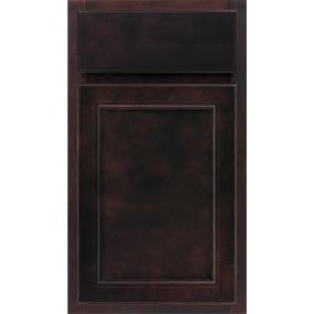 Square Sarsaparilla Dark Finish Square Cabinets