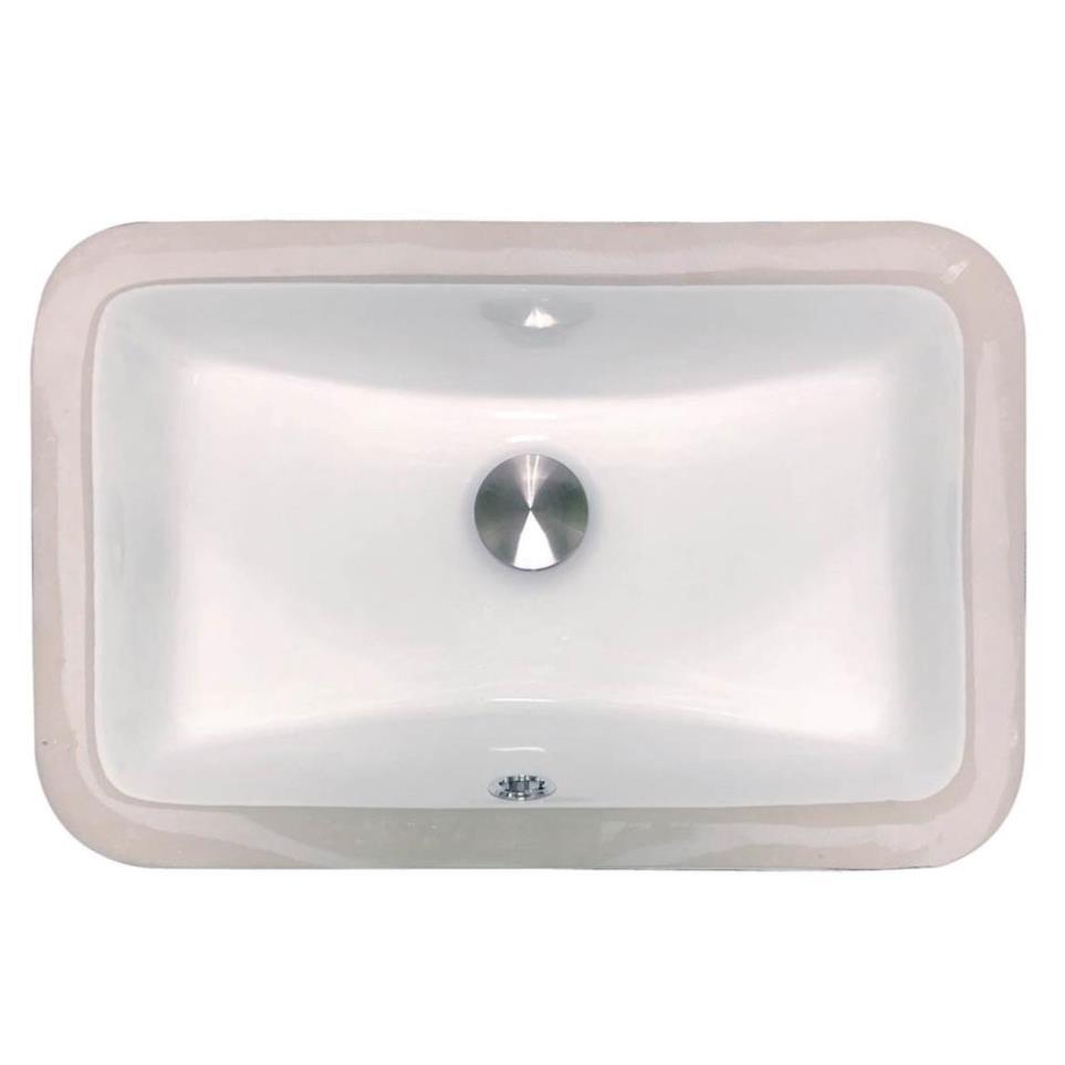Bath White  Bathroom Sinks
