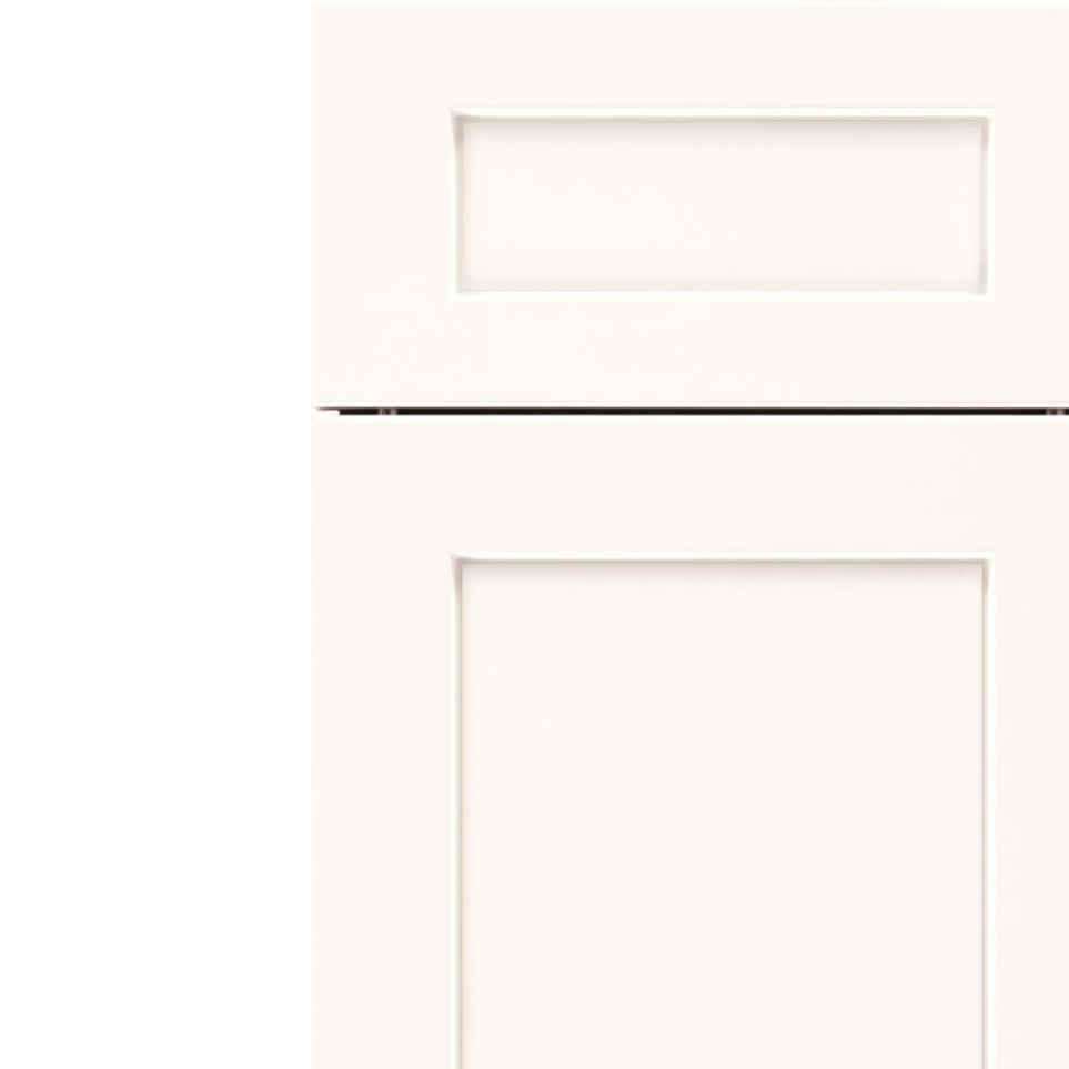 Square Alabaster Paint - White Square Cabinets