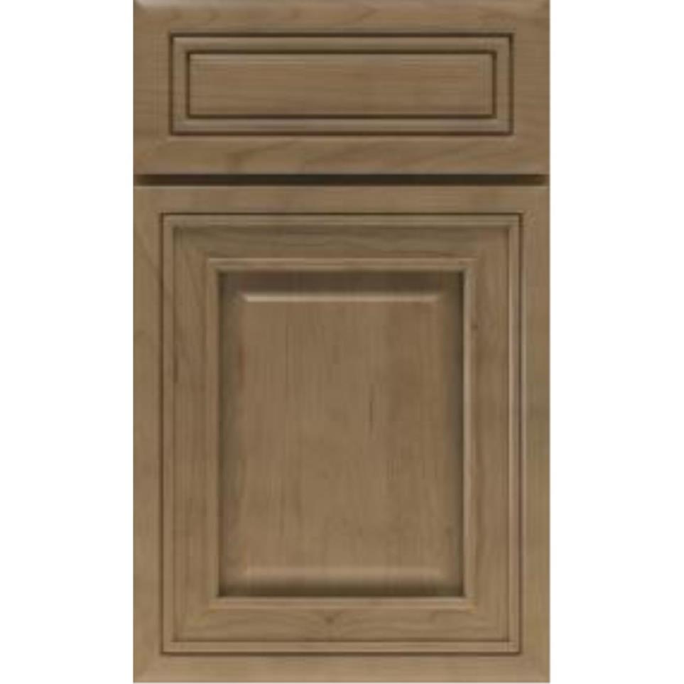 Square Buckskin Medium Finish Square Cabinets