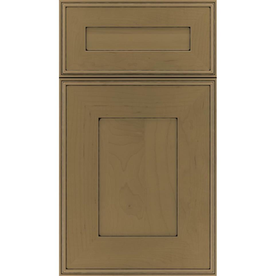 Square Frappe Black Glaze Glaze - Stain Square Cabinets