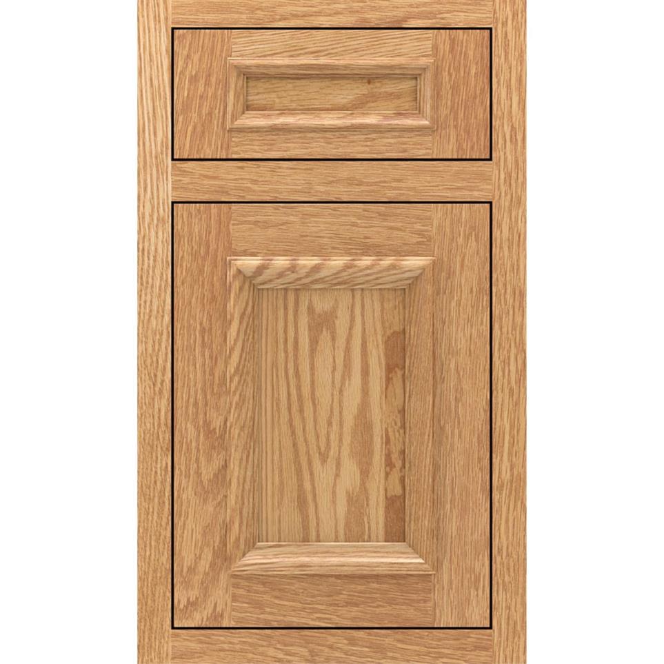 Square Natural Light Finish Square Cabinets