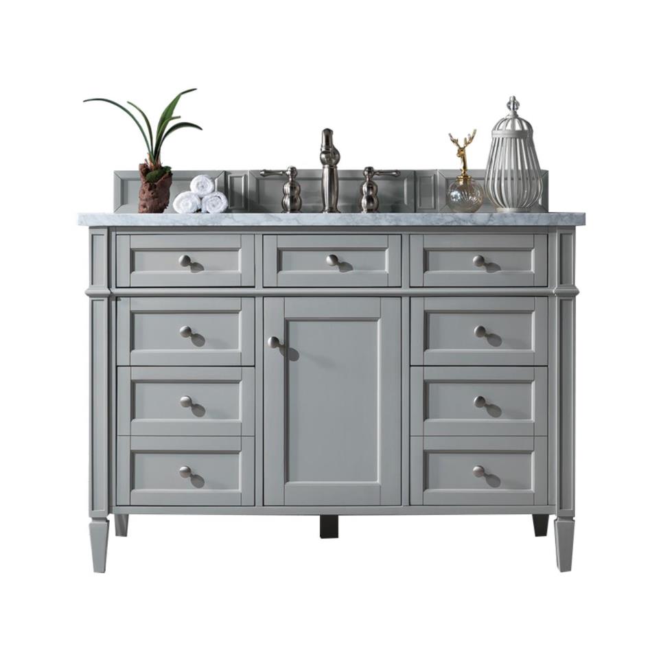 Base with Sink Top Urban Gray Grey / Black Vanities