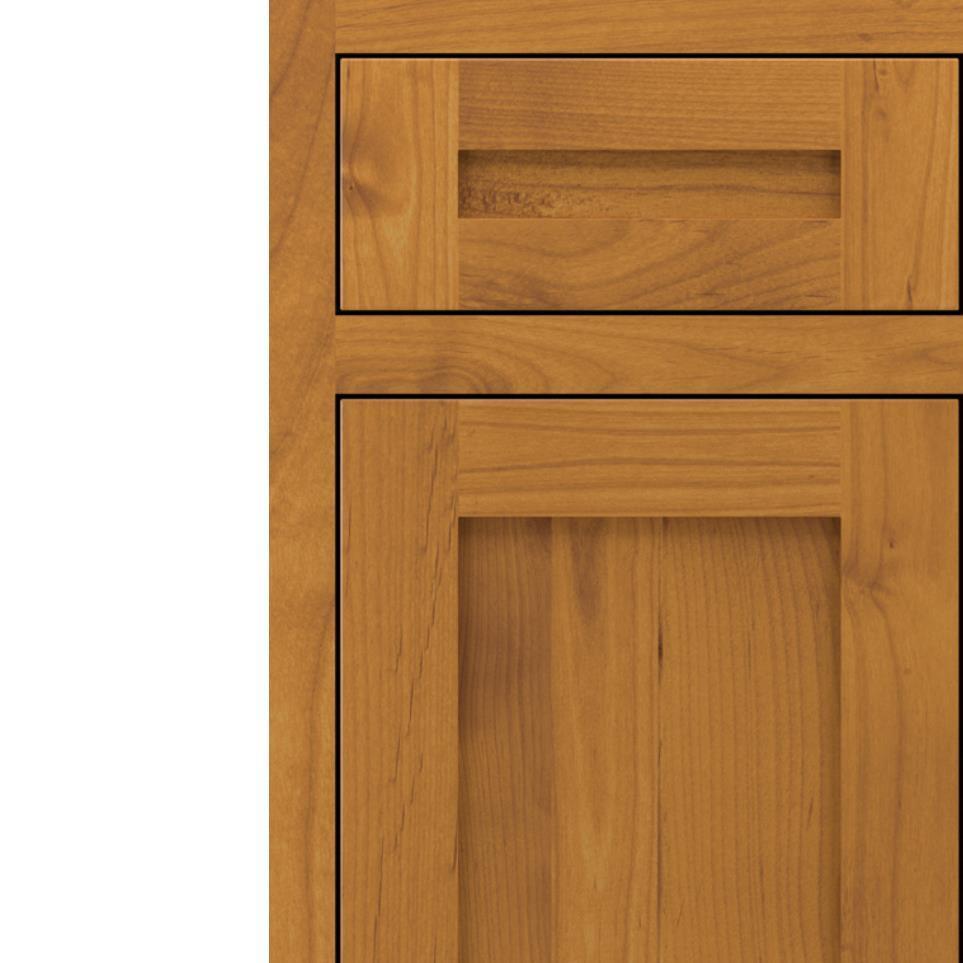 Square Pheasant Light Finish Square Cabinets